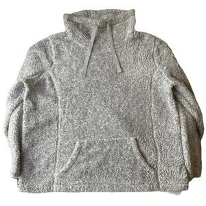 St. John's Bay Men Sweatshirt XXL Gray Fleece Activewear Long Sleeve